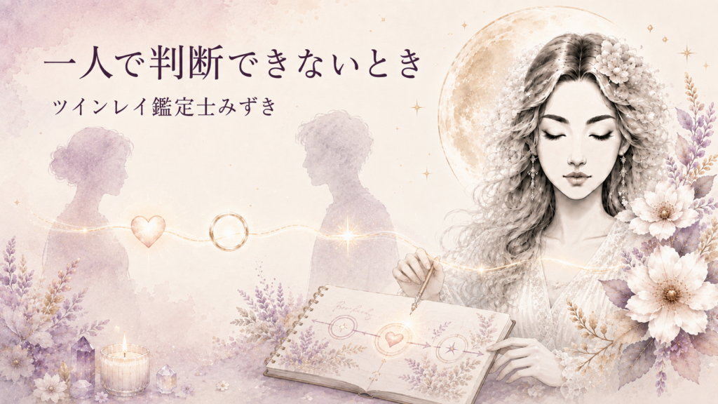 ツインレイの現在地を一人で判断できない時に相談できるツインレイ鑑定士みずき