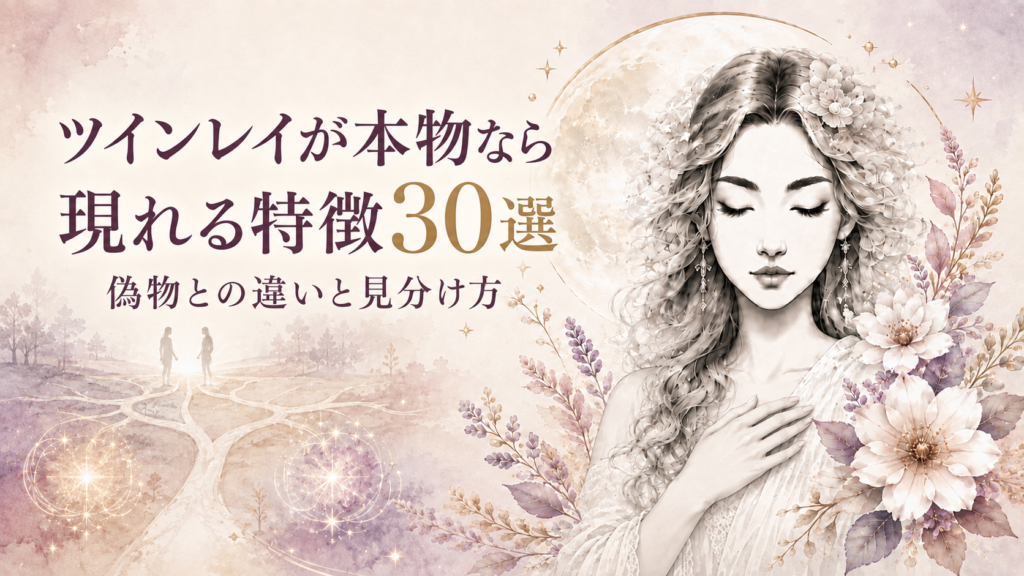 ツインレイが本物なら現れる特徴30選と偽物との見分け方