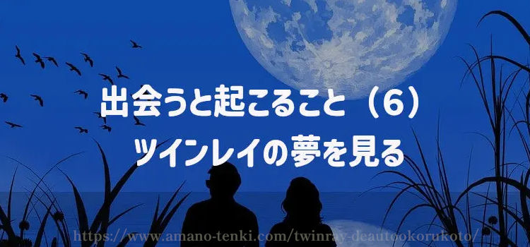 出会うと起こること（６）ツインレイの夢を見る