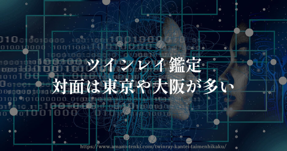 ツインレイ鑑定【対面は東京や大阪が多い】電話占いと比較