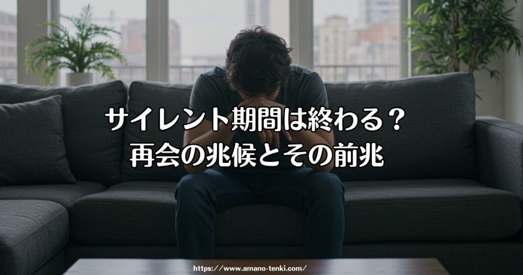 サイレント期間は終わる？再会の兆候とその前兆