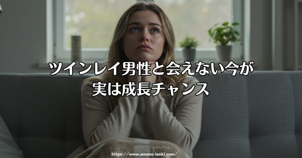 ツインレイ男性と会えない今が、実は成長チャンス